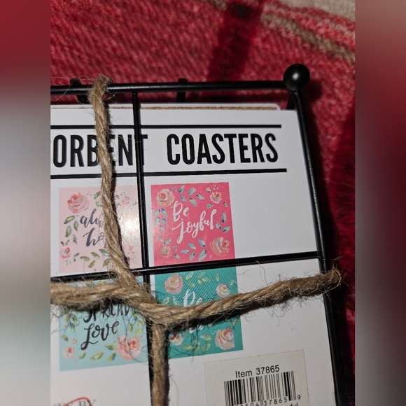 DONATING 11/15/24 ✨️Clearance✨️ Primatives by Kathy Be Joyful coaster set NWOT - Picture 8 of 14